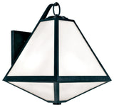 Brian Patrick Flynn - Glacier Outdoor 3 Light Black Charcoal Wall Mount