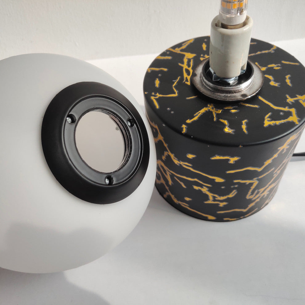 Leukerbad | Minimalistic Glass Ball LED Night Lamp