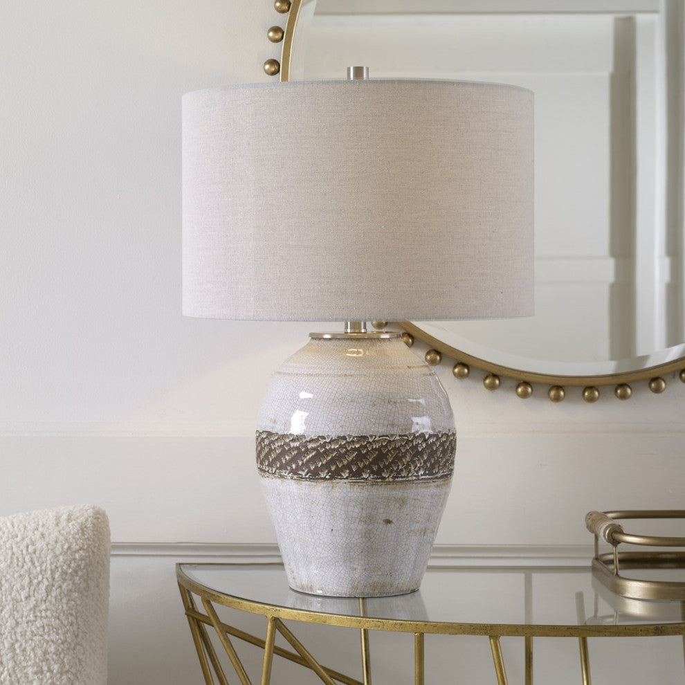 Uttermost Poul Crackled Table Lamp 30053-1