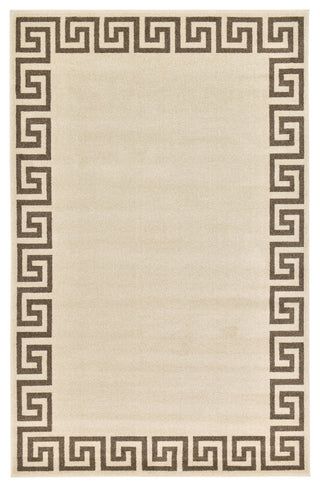 Unique Loom Beige Athens Modern 5' 0 x 8' 0 Area Rug