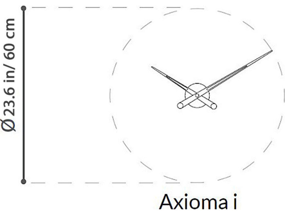 Nomon Axioma I Clock | Chromed Box