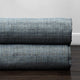 Turkish Blue Yarn Dyed Designer Faux Raw Textured Silk Fabric Sample, 4Wx4L