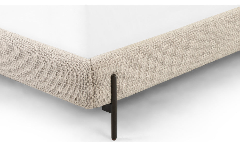 Dobson Bed-Perin Oatmeal-Queen