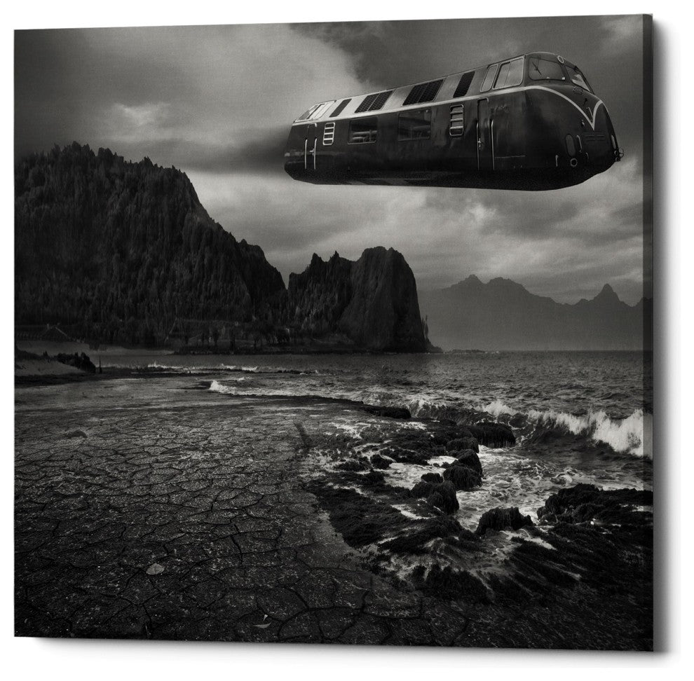 "Loco Motion" Giclee Canvas Wall Art, 18"x18"