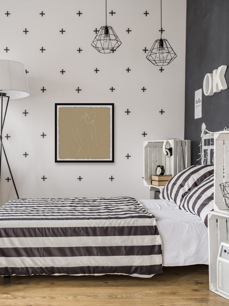 "Forget Your Past" Framed Painting Print, 12x12