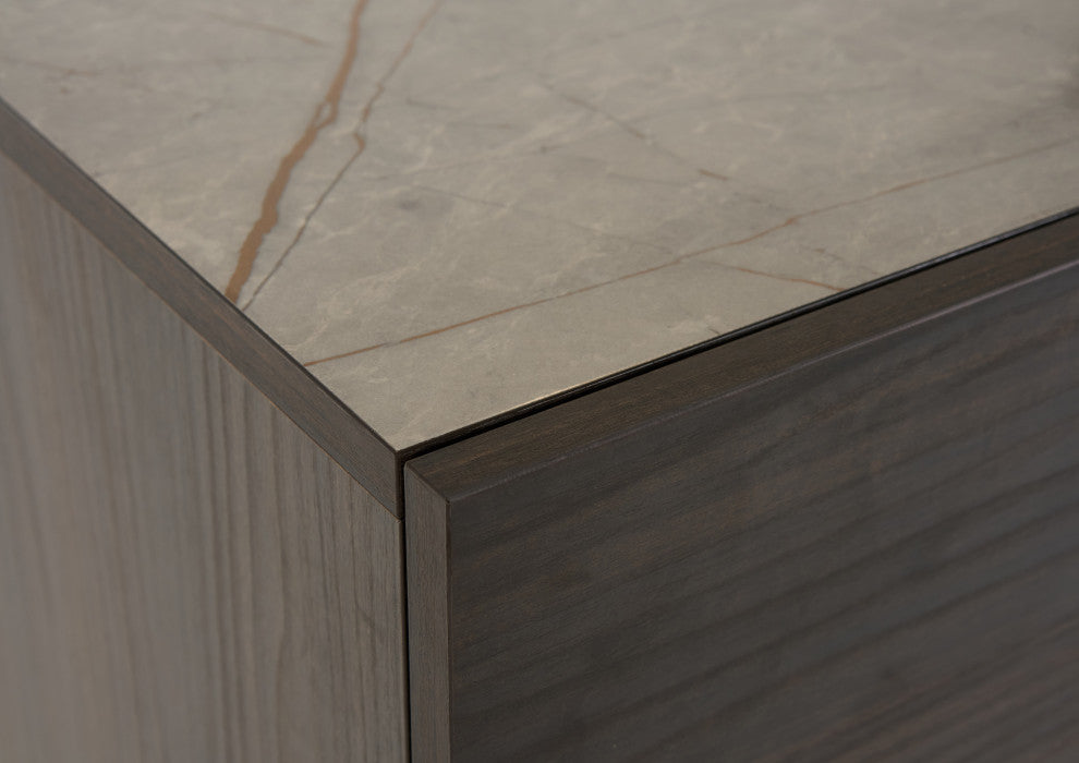 Nova Domus Velondra, Modern Eucalypto + Marble Chest