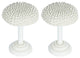 Urchin Drapery Holdback Medallion, Ivory, Set of 2