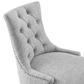 Regent Tufted Fabric Office Chair Black Light Gray -4572