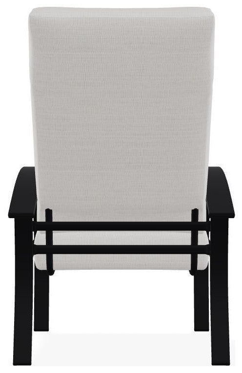 Belle Isle Cushion Outdoor Armchair, Tabloid Cloud/Black