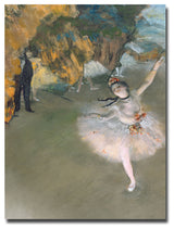 'The Star, 1876' Canvas Art by Edgar Degas