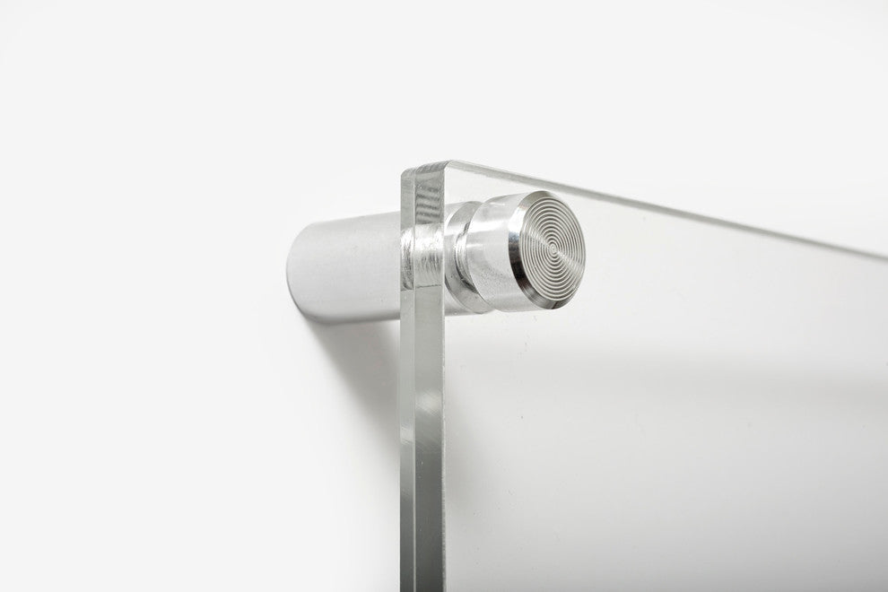 Silver 1" Wall Mounts