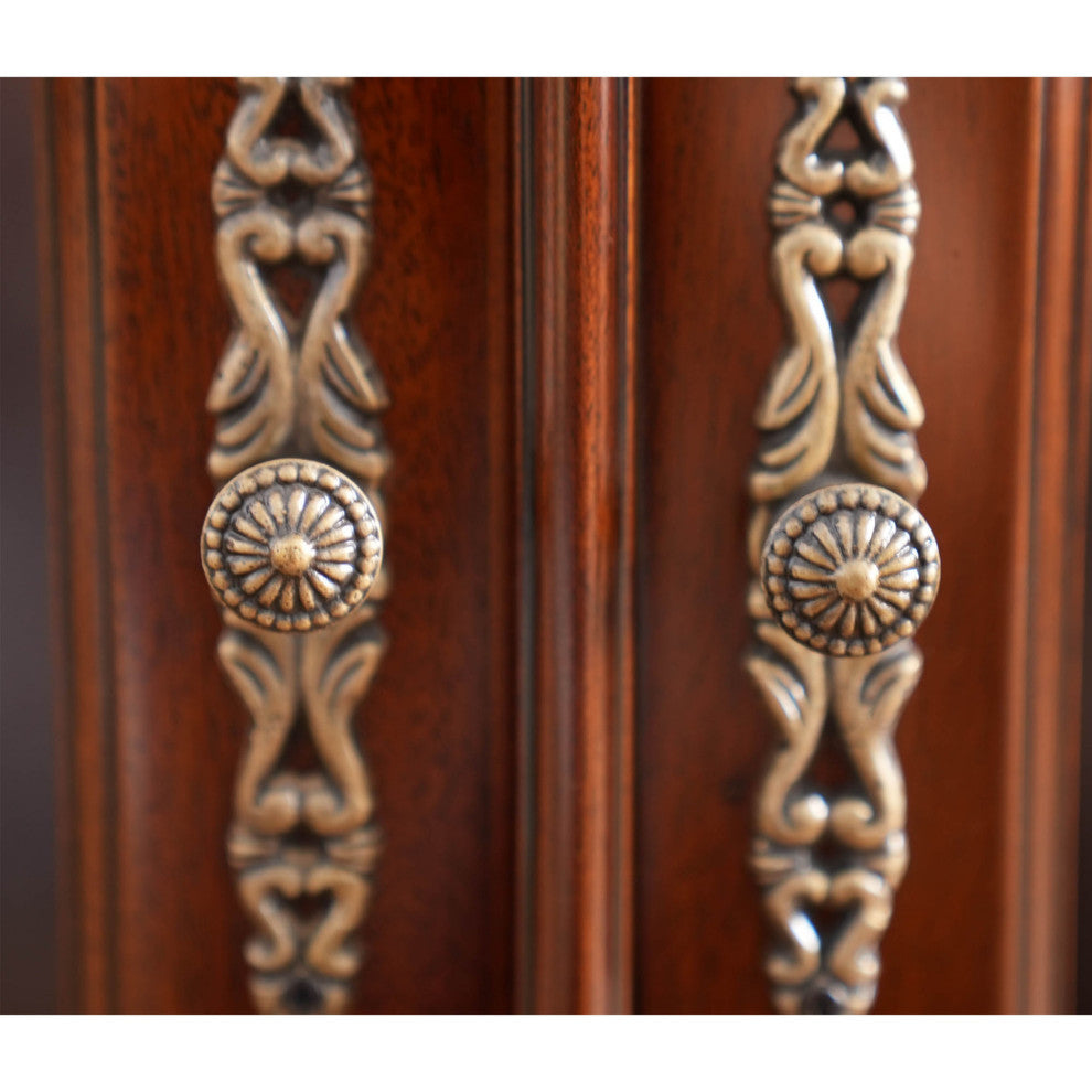 4-Door Mahogany Bookcase