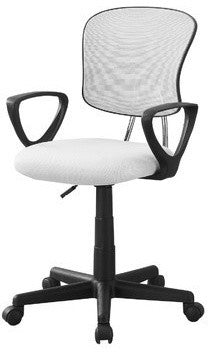 Office Chair - White Mesh Juvenile / Multi-Position