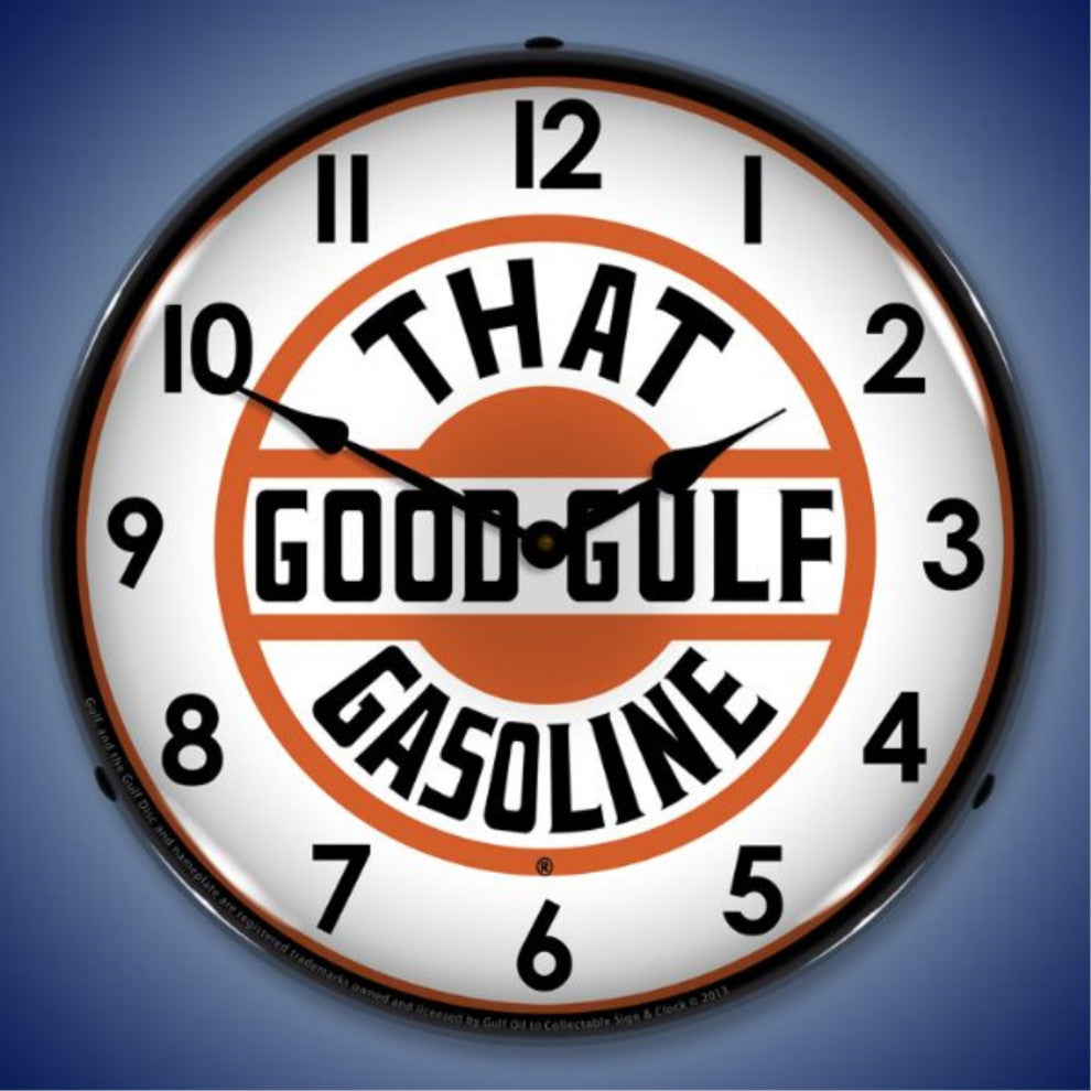 GO1303428 That Good Gulf Gasoline Clock