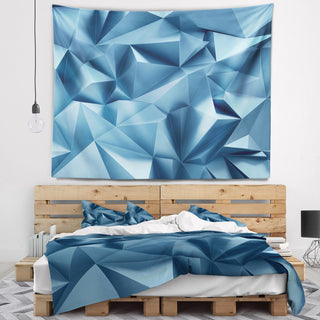 3D Abstract Geometric Background Abstract Wall Tapestry, 39"x32"