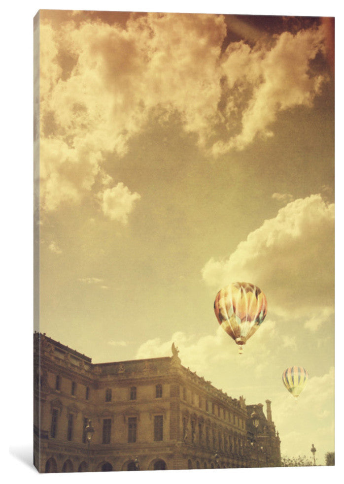 "Landing At The Louvre" by Chelsea Victoria, 18x12x1.5
