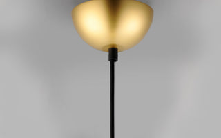 ET2 E20366-92 Half Moon 12"W LED Pendant - Metallic Gold