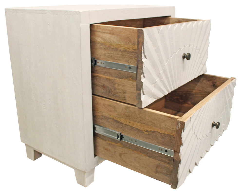 Brassica 2-Drawer Nightstand