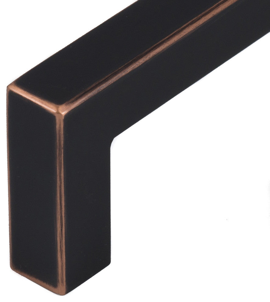 Celeste Square Bar Pull Cabinet Handle Oil-Rubbed Bronze Black Stainless 12mm, 8 Inch