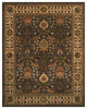 Brown Traditional Oriental Morris Area Rug