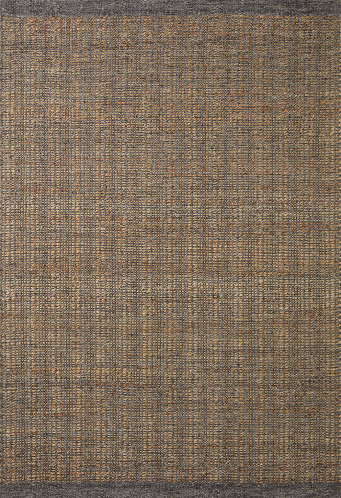 Jean Stoffer x Loloi Cornwall Charcoal / Natural 3'-6" x 5'-6" Accent Rug