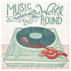 "Retro Record Player" Digital Paper Print by Mary Urban, 20"x20"