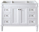 Tiffany 48" Single Bathroom Vanity Cabinet, White