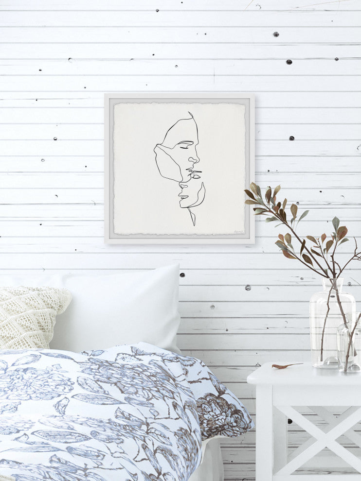 "Warm Embrace" Framed Painting Print, 12x12