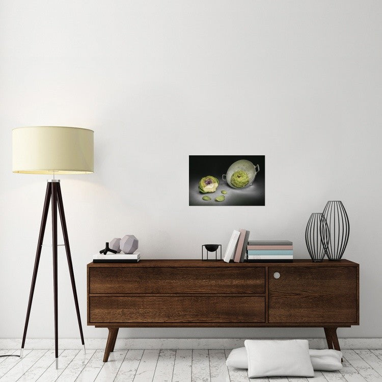 "Artichokes" Stretched Canvas Giclee by Christophe Verot, 24"x16"