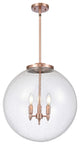 INNOVATIONS 221-3S-AC-G204-18 3-Light Pendant Antique Copper