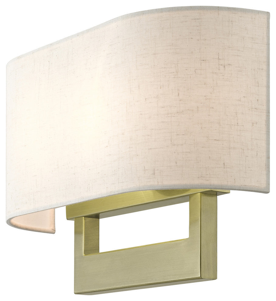 Livex Lighting Wall Sconces 2-Light Antique Brass Large Sconce