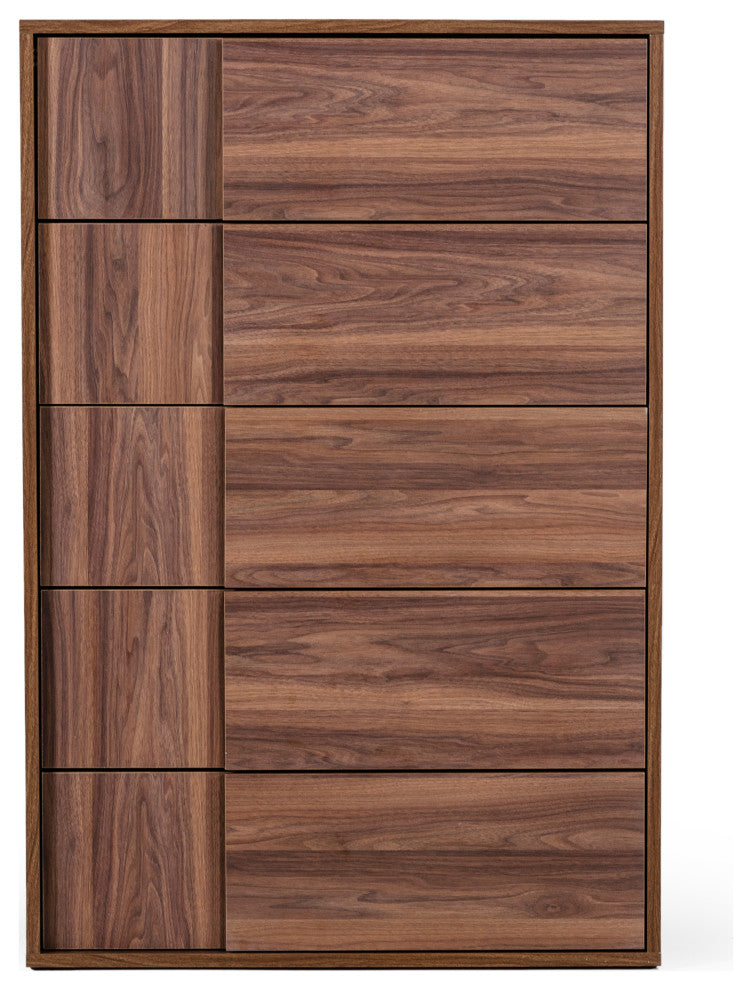 Nova Domus Asus Italian Modern Chest, Walnut