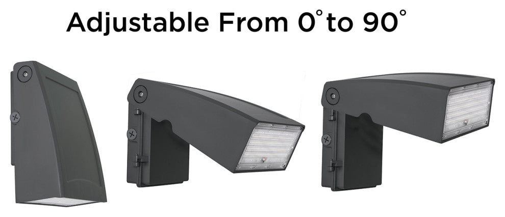 Poly 11" LED Outdoor, 120-277V, 60W, 3 CCT, Black