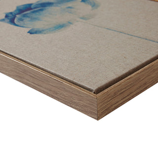 Madison Park 3-Piece Blue Print Botanicals Framed Printed Canvas On Linen