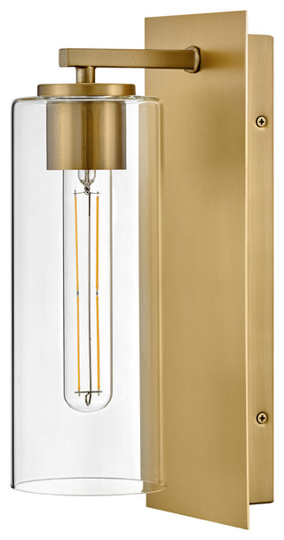 Lark Lane 13" Single Wall Sconce, Lacquered Brass