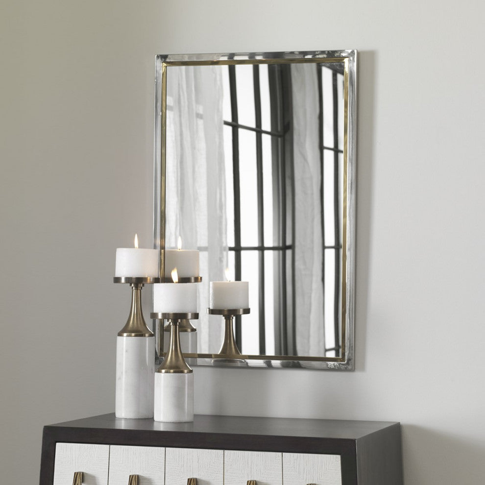 Uttermost Locke Chrome Vanity Mirror 09652