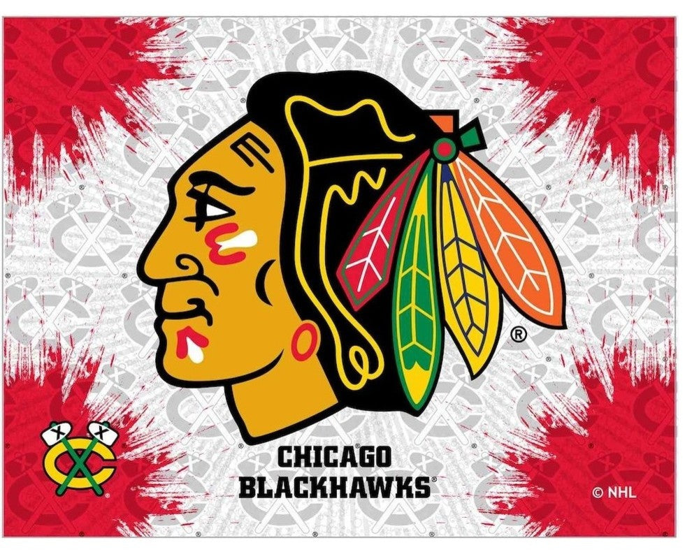 Chicago Blackhawks Logo Canvas