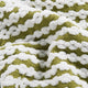 Chain Tweed Knit Throw Blanket, Green Olive