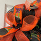 Double Double Toil and Trouble Witch Halloween Deco Mesh Wreath 24 and 28 inch, Extra Large