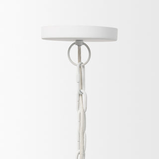 Juniper 24" Round White Dome Pendant Light