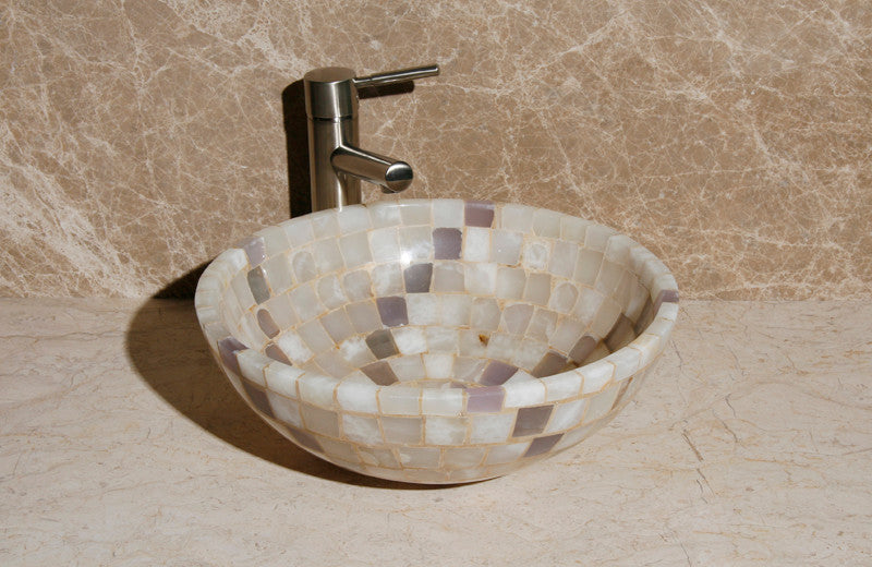 L-VMR-SS-16WL Polished #9 Vessel Sink