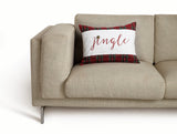 Jingle Embroidered Pillow