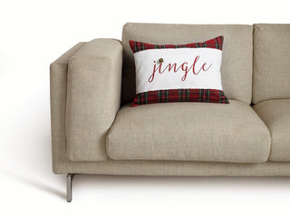 Jingle Embroidered Pillow