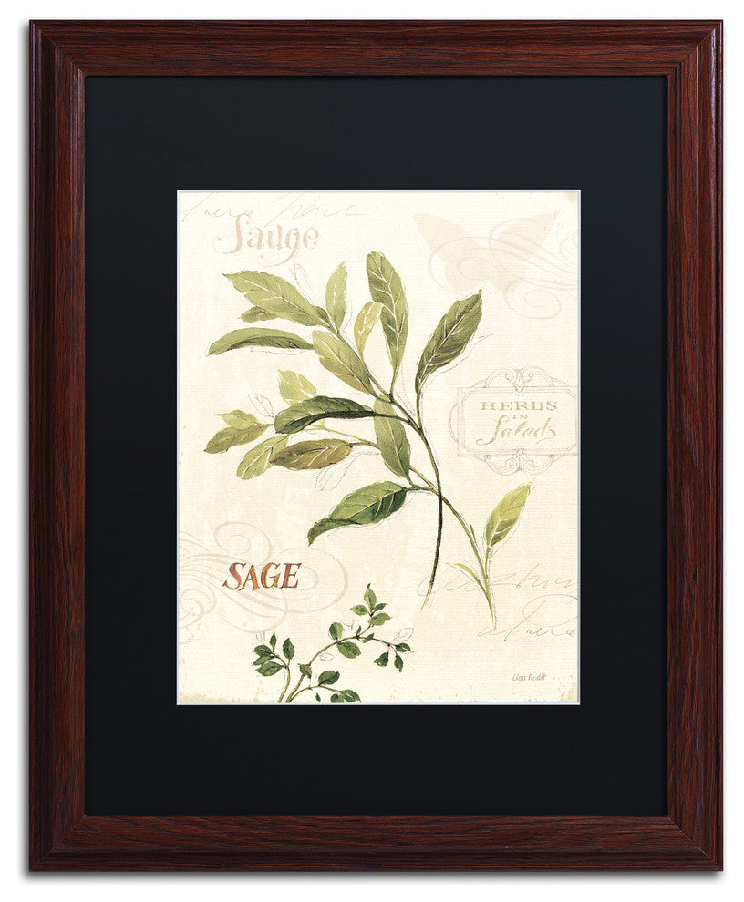 'Aromantique IV' Matted Framed Canvas Art by Lisa Audit