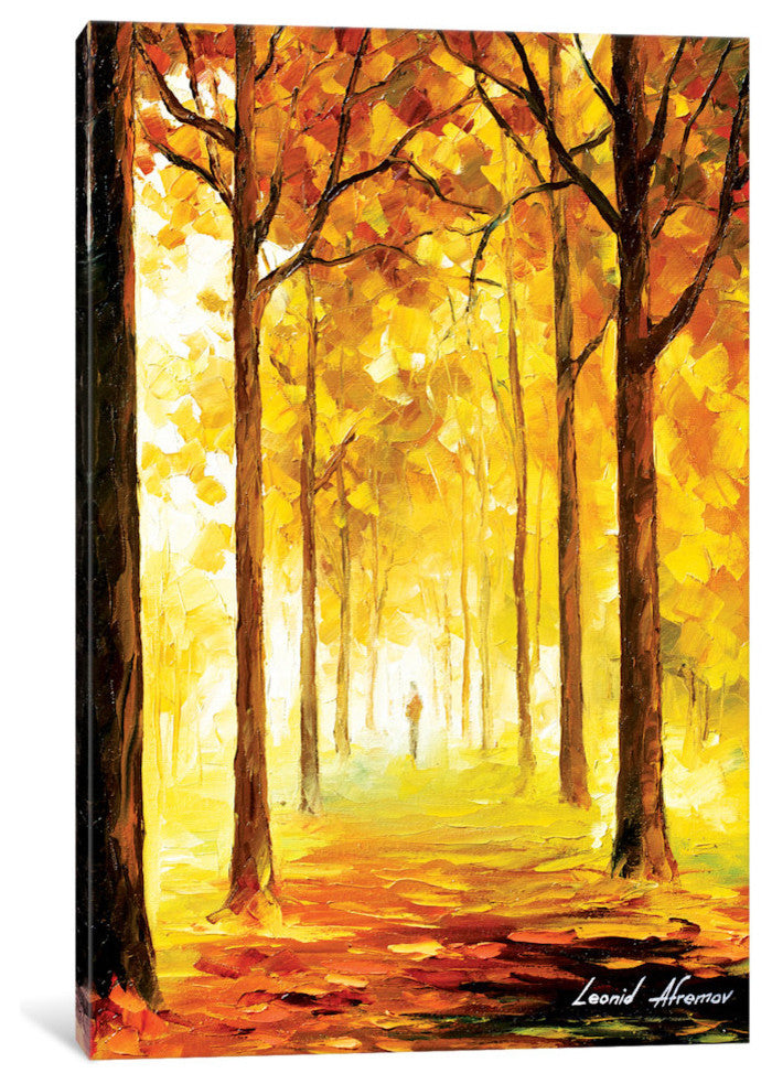 "Yellow Mood Gallery" by Leonid Afremov, 18x12x1.5"