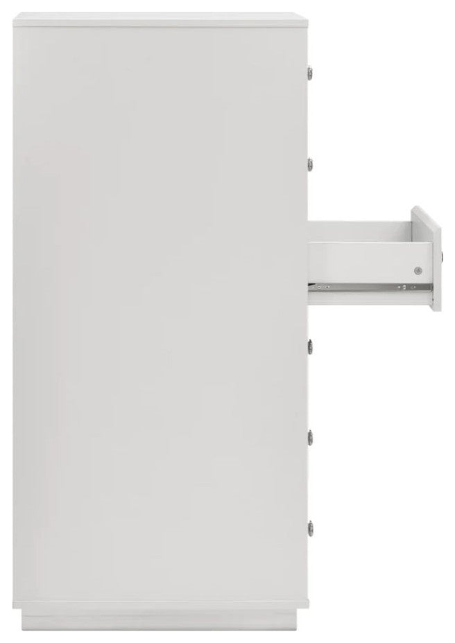 SlayStation 6 Drawer Makeup Vanity Storage, Silver