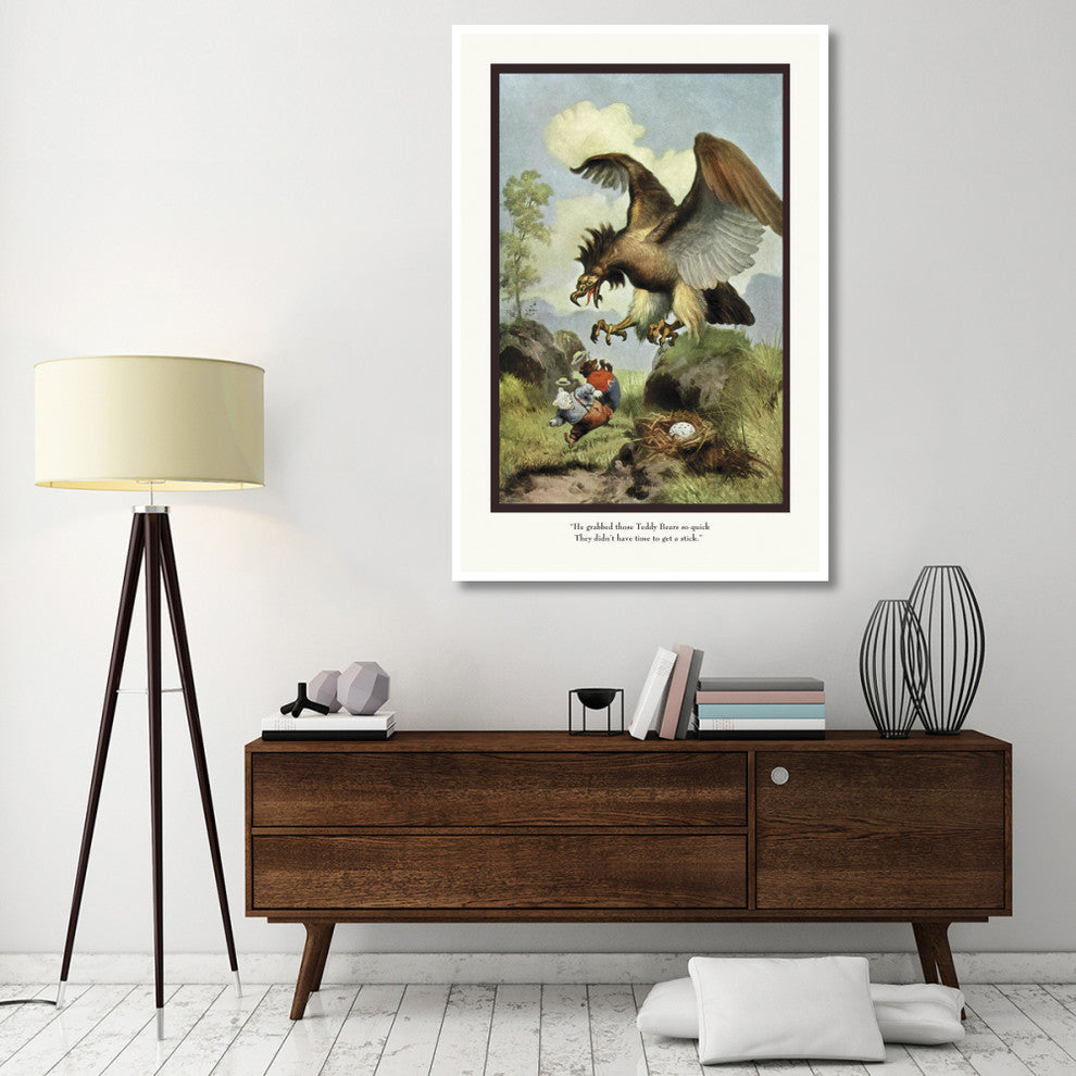"Teddy Roosevelt's Bears: Grabbed" Digital Paper Print by R.K. Culver, 42"x62"