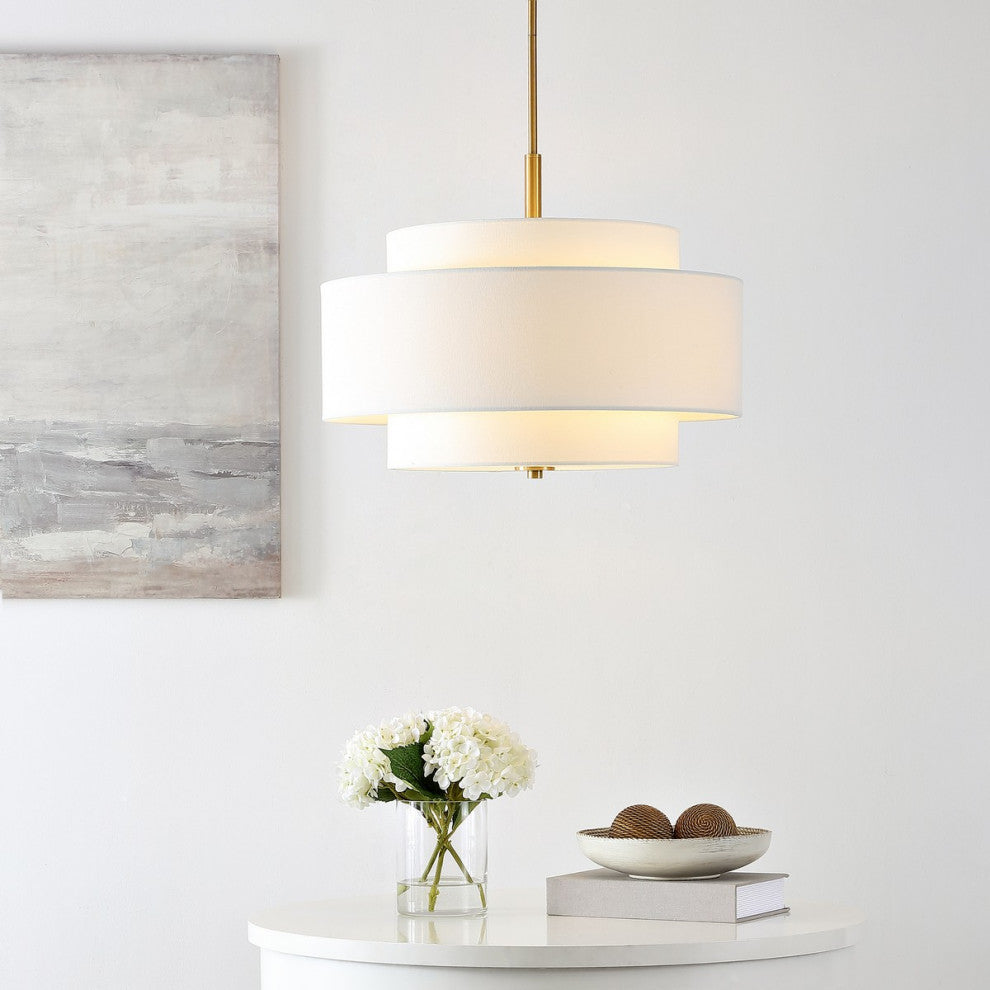 Safavieh Cambrie Chandelier Brass Gold