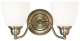 Somerville Bath Light, Antique Brass