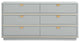 Julieta Grey 6 Drawer Dresser